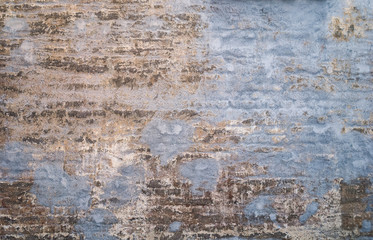 cracked old concrete vintage brick wall background,old gold yell