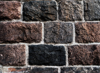 Brick wall background ,granite, background. Gray marble wall, brickwork.