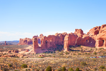 Fototapeta premium Beautiful view of Arches National Park, USA