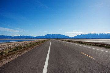 Naklejka premium Road in Oregon during day time