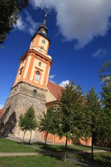 Fototapeta na wymiar Maria-Magdalenen-Kirche im uckermärkischen Templin