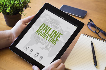 desktop tablet online marketing