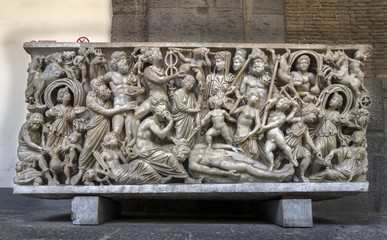 Ancient Roman sarcophagus