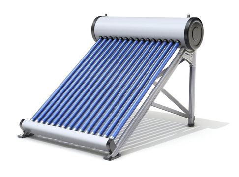 Evacuated tube solar water heater