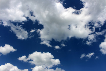 a beautiful outdoor blue sky and clouds photo.