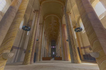 Fototapeten The nave of Saint Savin Abbey in France, a World Heritage Site © maartenhoek
