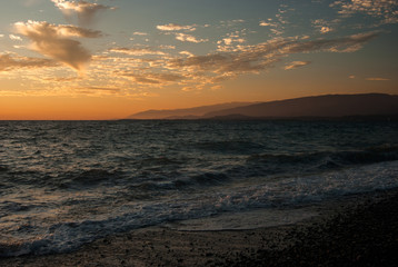 Fototapeta na wymiar Sunset on the Black Sea