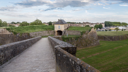 Obraz premium Blaye, inside the fortress of Vauban, a World Heritage