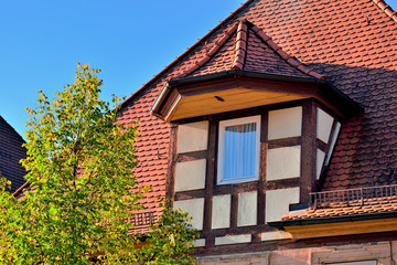 Historisches Dach mit Aufzugsgaube in Herzogenaurach