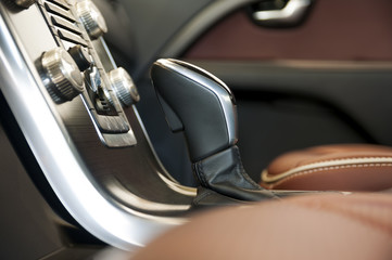 Obraz na płótnie Canvas Business car interior