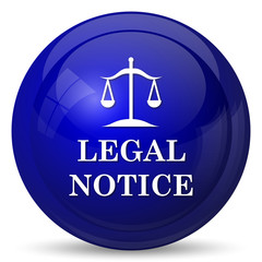 Legal notice icon