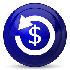 Obraz premium Refund icon.
