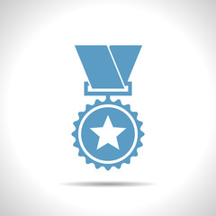 Flat medal 