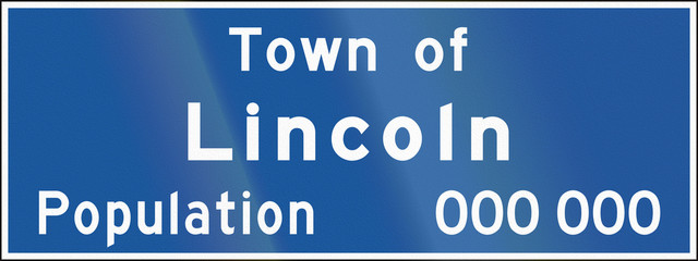 Town Name Sign In Ontario - Canada