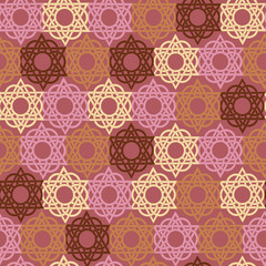 Seamless geometric background. Arabic pattern.
