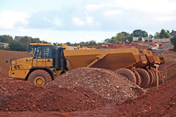 Obraz premium Dump Trucks