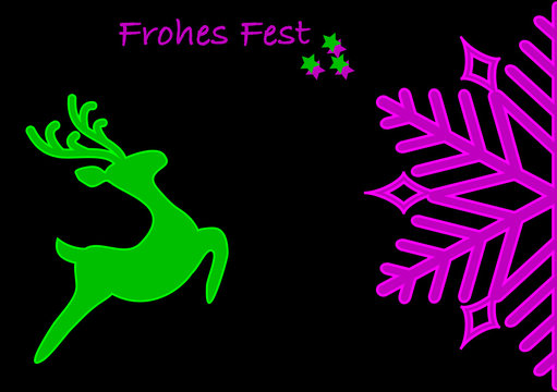 Frohes Fest - Vektor Grafik