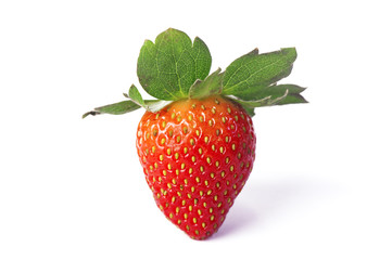 Strawberry with isolated white background
