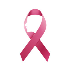 Breast Cancer Awareness Ribbon Background. Vector illustration 4