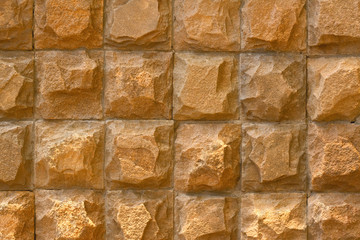 External brown stone wall background