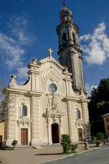 Fototapeta na wymiar Rezzoaglio - Chiesa di San Michele Arcangelo - Val D'Aveto - Liguria