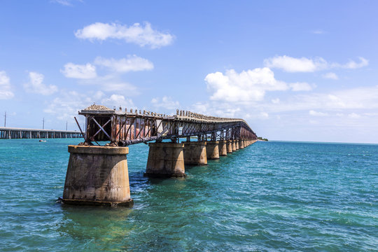 Old Bahia Honda Rail Bridge, Bahia Bay State Park, Florida Keys
