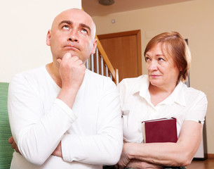 The conflict between mother and son