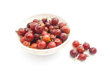 gooseberries on a dish