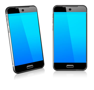 Phone Cell Smart Mobile 3D and 2D