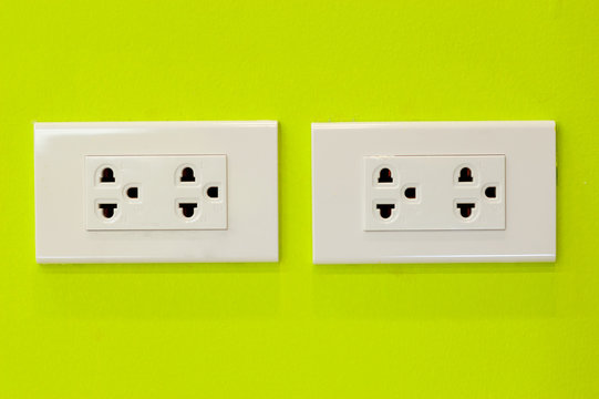 Plug socket in modern place