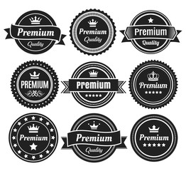 Solid Color Premium Quality Badges