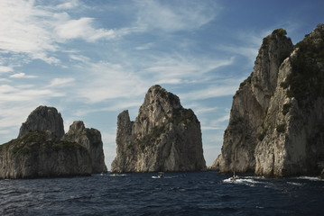 Fototapeta na wymiar i faraglioni di Capri 