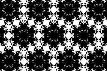 Простые узоры в чёрном и белом цвете. 3.11

