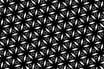 Простые узоры в чёрном и белом цвете. 3.7

