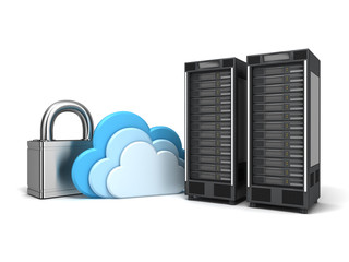 2 verschl&uuml;sselte Server in der Cloud