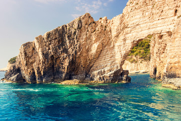 Beautiful sea landscapes on Zakynthos Island