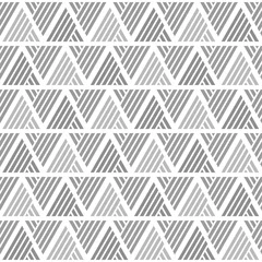 Gordijnen Modern driehoek naadloos patroon © Eduardo Santarosa