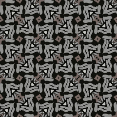 Abstract seamless pattern. 
Hand drawn ornamental wallpaper or textile pattern in vector format.
