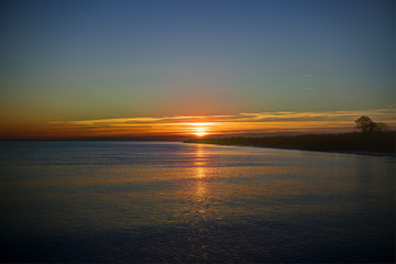 Sunrise Sunset over the Bay