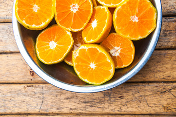 stack of citrus fruits slices