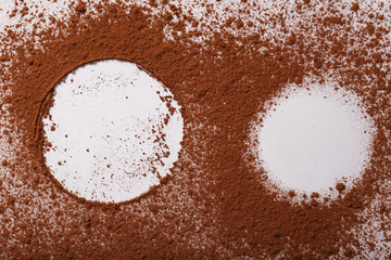 Organic frame background. Food texture