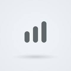 Obraz premium Minimalistic Vector icons volume or equalizer.