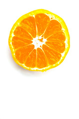 Sliced Orange fruit