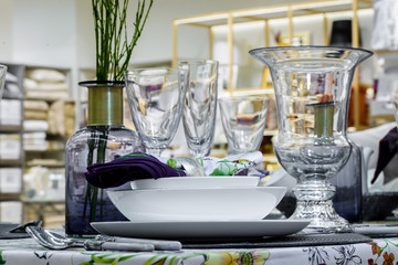decorated table
