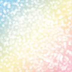 Yellow blue and pink bokeh glitter defocused lights abstract background