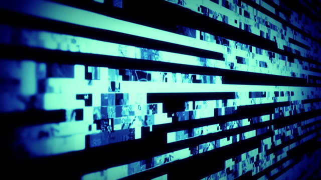 TV Noise 0814: Digital TV static flickers and shifts (Video Loop).