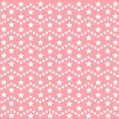 Pink stars pattern