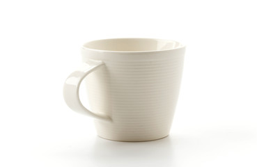 empty cup of coffee or mug