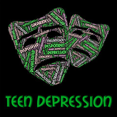 Teen Depression Shows Lost Hope And Adolescent