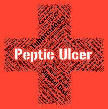 Peptic Ulcer Shows Lower Esophagus And Afflictions